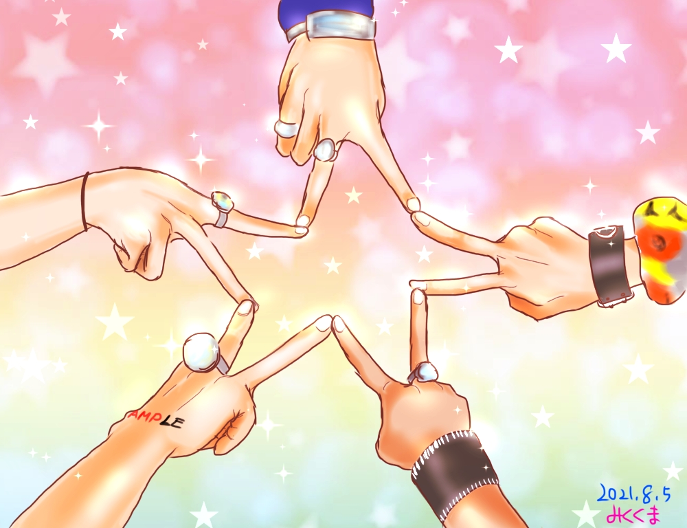 「今日は出勤なんで
森くんまだ観れてないんですが
森くん、5人と連絡をとってる
ん」|みくくま📎(:3冫 ﾉ)ﾉのイラスト