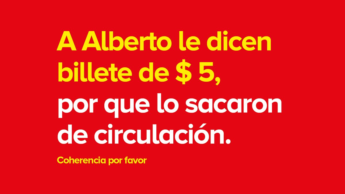 Coherencia Por Favor (@coherenciafavor) on Twitter photo 