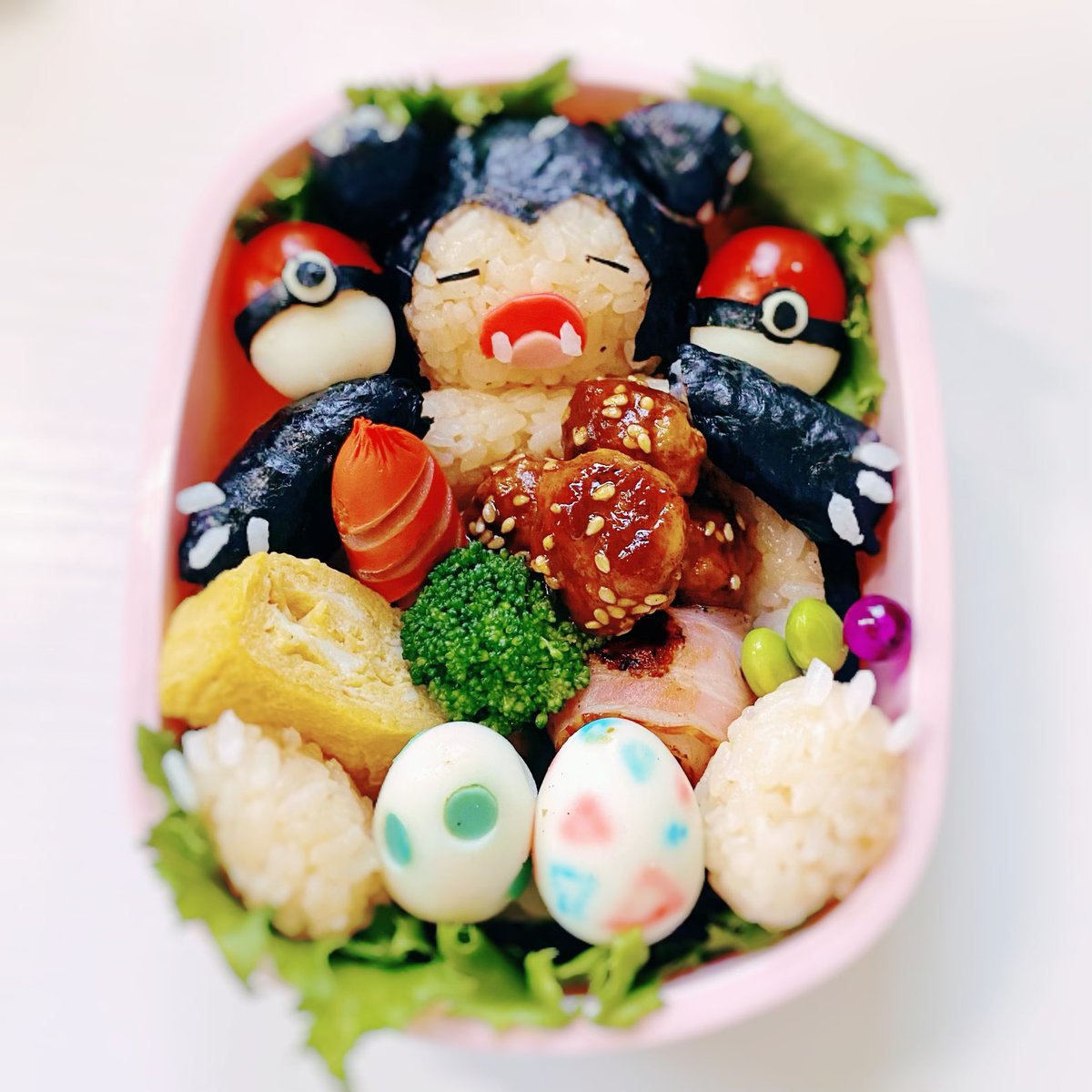 キャラ弁お兄ちゃん على تويتر 今日の妹のお弁当 カビゴン ありがとうございました T Co Pu98c1cpke シスコン キャラ弁 キャラ弁お兄ちゃん カビゴン ポケモン