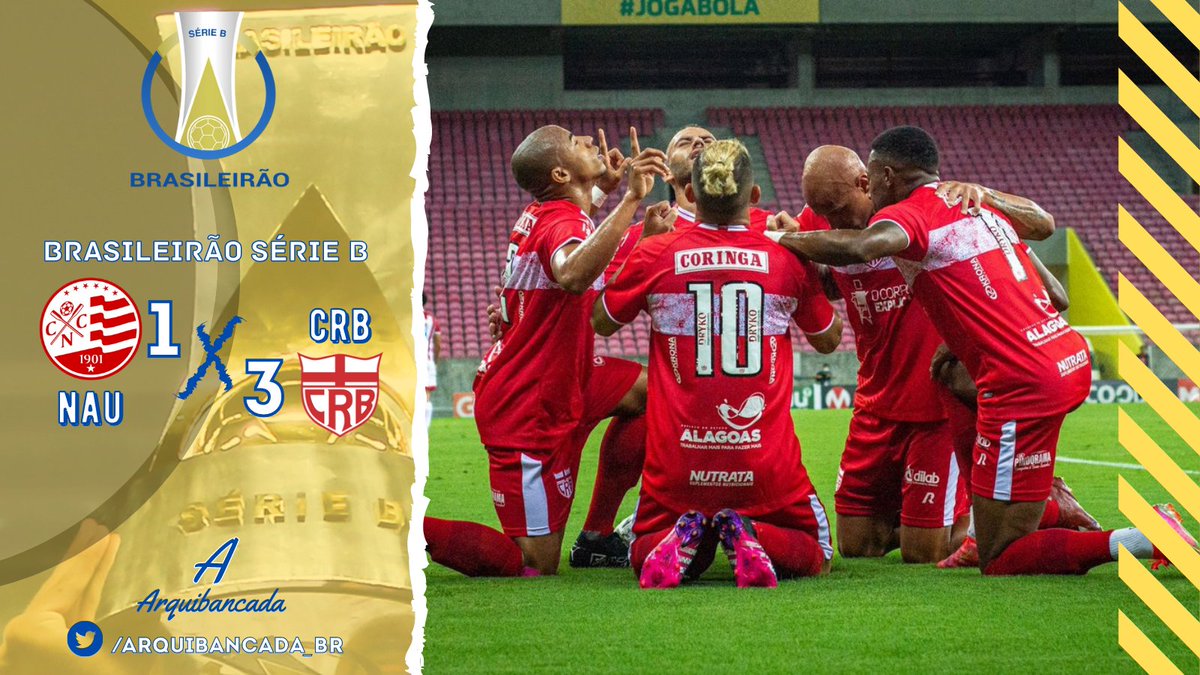#SérieB 🏆 I ¡No pierde pisada!

Con un doblete de Dyego e Yago, CRB venció 3x1 a Náutico, de visitante, y sigue prendido en los puestos de G4. Por otro lado, Alvaro fue el autor del descuento. El Galo mantiene su puesto como tercero con 47 puntos y presiona a los de arriba.