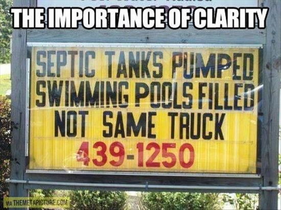 SignaramaRMD's tweet photo. The importance of clear communication in signage. 

#funnysigns https://t.co/wmiNWiBj1A