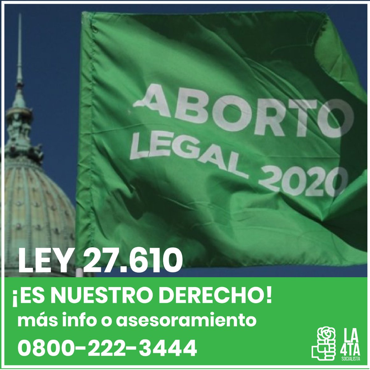Este 28 de septiembre, el Día de Acción Global por un aborto legal y seguro, reivindicamos el derecho de ser soberanas de nuestros cuerpos y seguimos luchando para que todas aquellas mujeres y cuerpos gestantes puedan decidir cuándo ser madres. 
 #abortolegalseguroygratuito