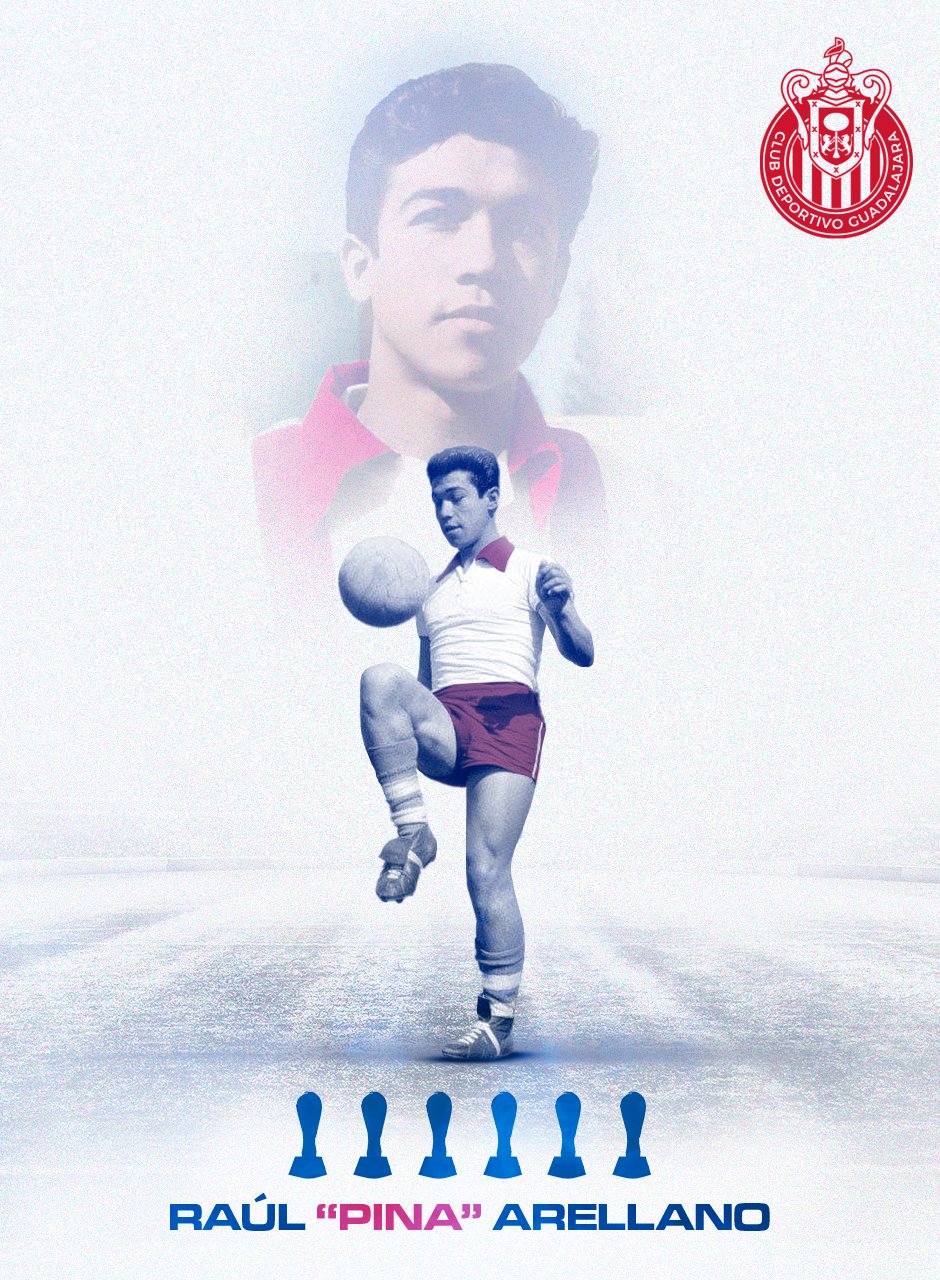 CHIVAS on X: "🔴⚪️ ¡PRECURSOR DE UNA DINASTÍA ROJIBLANCA!🏆 Hoy en su natalicio recordamos con mucho cariño al Campeonísimo Raúl “Pina” Arellano. Abrazo hasta el cielo 🙌 https://t.co/dHJKSRrbof" / X
