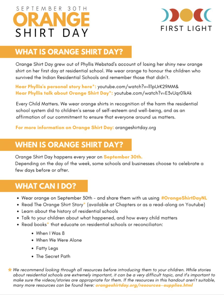 trevorfinlay's tweet photo. Tomorrow, our @cbrh school community will recognize the National Day of Truth and Reconciliation.  Students, staff, and families are encouraged to wear orange.  Please take a moment to learn and understand why this gesture is so important.  @NLESDCA https://t.co/ZezxL30B9O