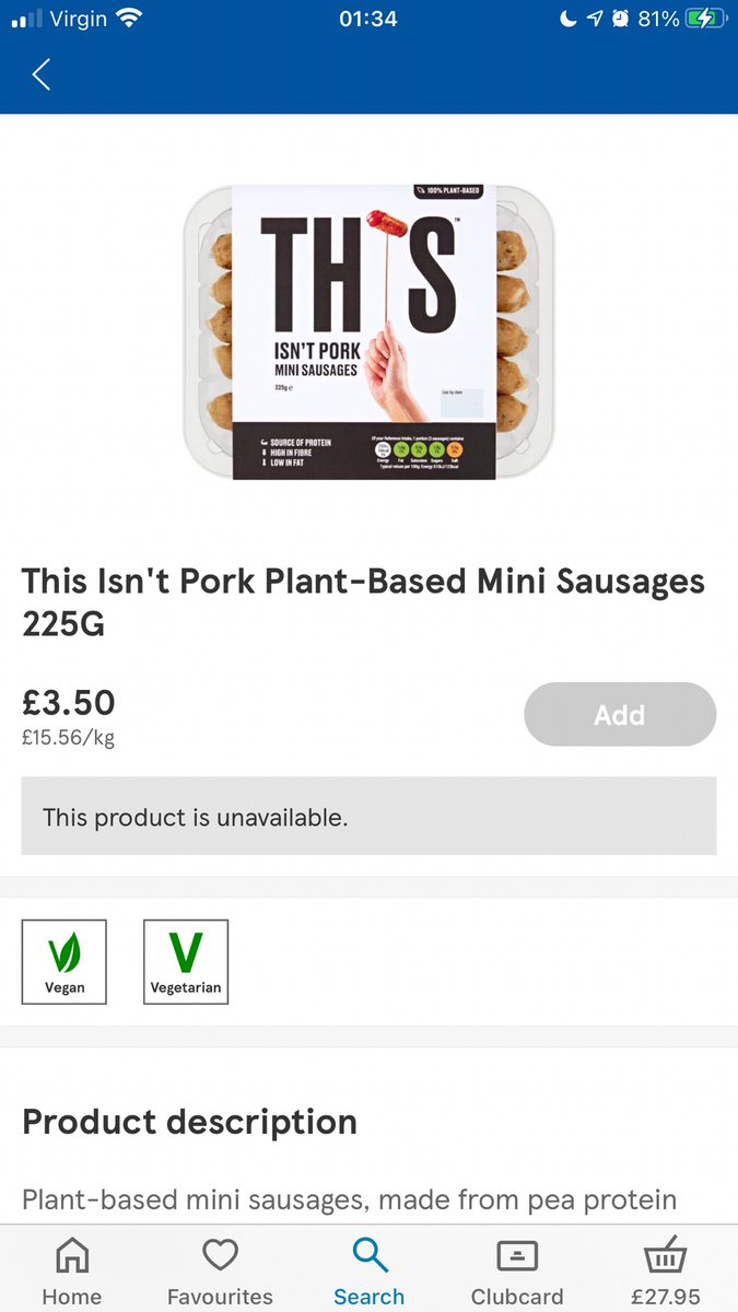 ItsFakeSheila's tweet photo. Actually, some of us do read product descriptions. 🤭 🤣 @Tesco @tesconews https://t.co/7uECYFJrFp