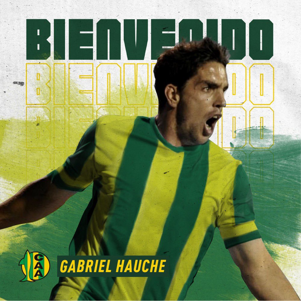 Dmlopez20's tweet photo. #Aldosivi se movió rápido y abrochó la llegada de Gabriel Hauche al conjunto marplatense. La misma se realiza debido al cupo que abrió la lesión de Indacoechea que lo aleja de las canchas lo que resta de la temporada 

¡Éxitos Demonio! 🤟🏻 https://t.co/Kk4B9zH1Cc