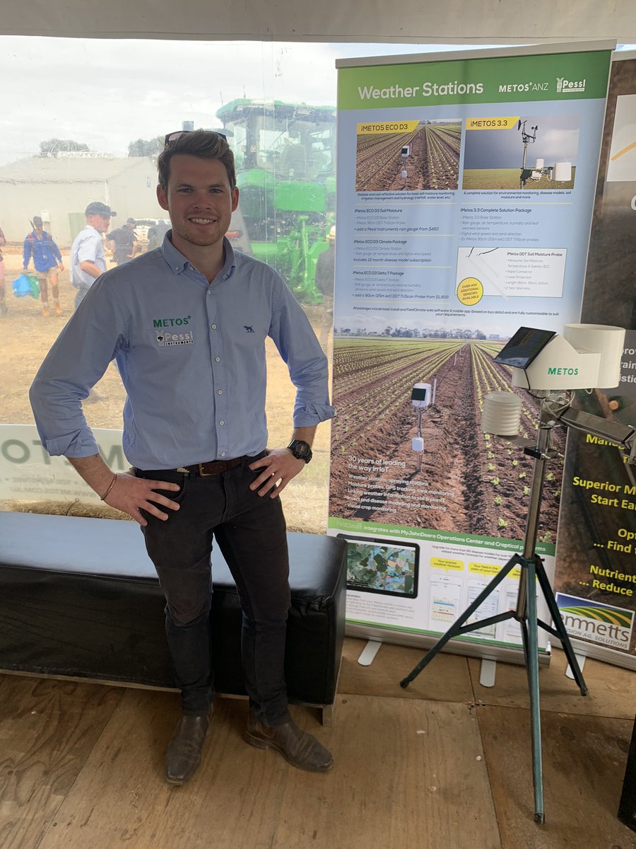 If you are interested in a <a href="/MetosANZ/">MetosANZ</a>  weather station and want to know more, pop into the <a href="/EmmettsGroup/">Emmetts</a> tent and have a chat about how we can best suit your needs!
#soil #weather #data