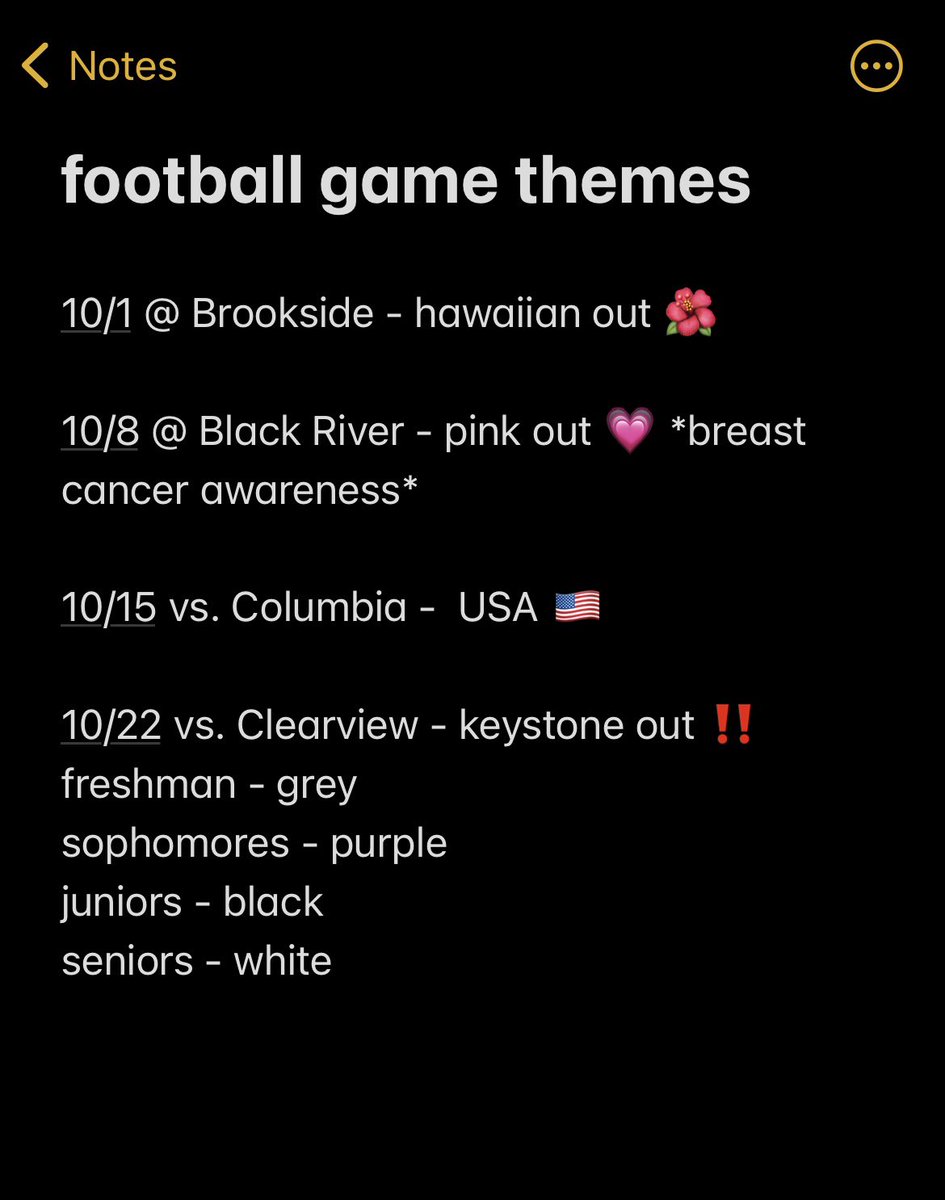 these are the updated themes for the rest of the year! notice we now have a hawaiian out this week! please let all your friends know &amp; we’ll see everyone friday night 💜