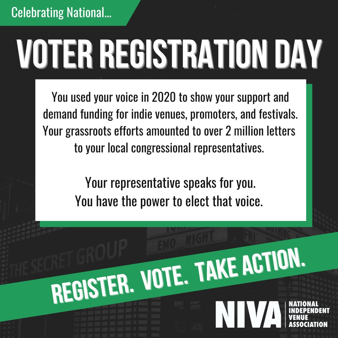 NIVA - National Independent Venue Association tweet media