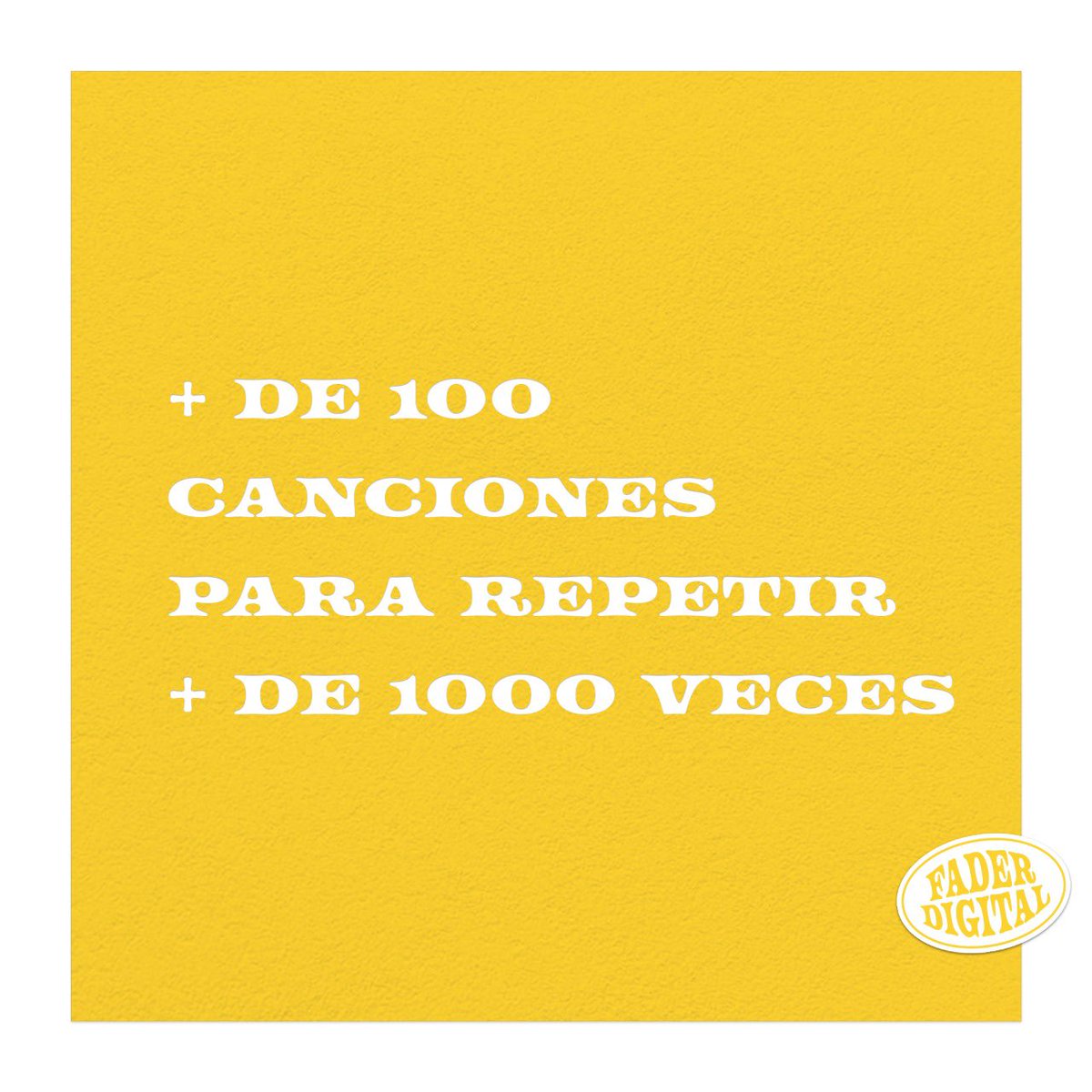 FaderDigital's tweet photo. ¿Ya pasaste por nuestra playlist de Spotify OUT NOW?
Te vas a encontrar con más de 100 canciones hermosas creadas por artistas increíbles. Tenemos pruebas y cero dudas. ❣️ https://t.co/PZL0B1EYcl