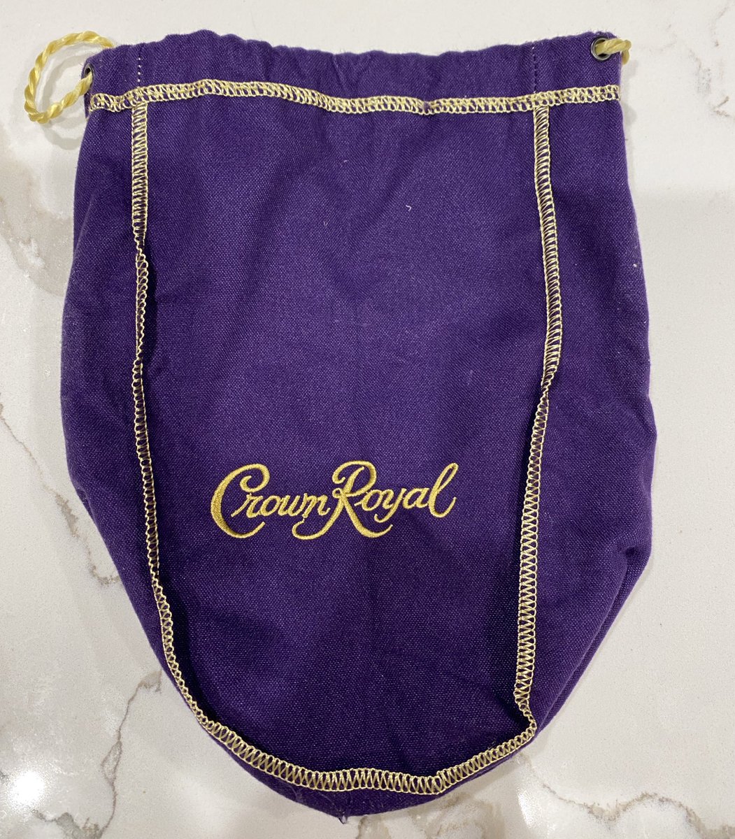 What do you do with those Crown Royal bags?Bartender: We throw them away. 