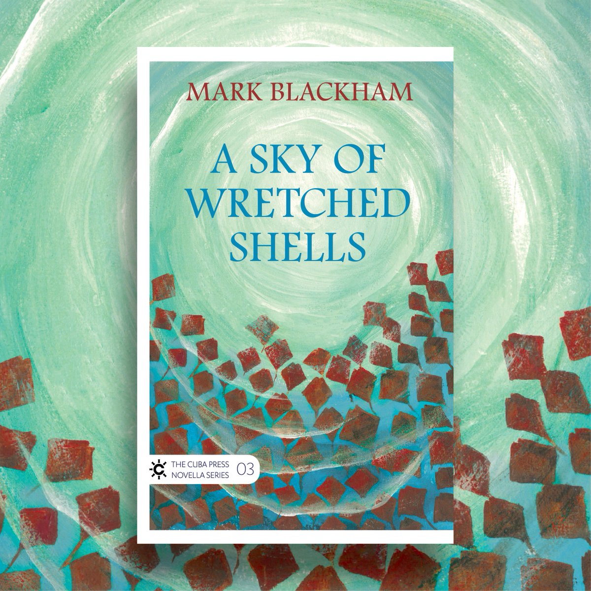 TCP_Novella's tweet photo. Say hello to the cover for 'A Sky of Wretched Shells'! The cover design has been created by our very own Madeline McGovern. What do you think of our beautiful cover?๐
#coverreveal #wretchedshells #MarkBlackham #TheCubaPress #TCPNovellas #micronesiafiction #specficnz #aotearoa https://t.co/ucHOQXLxQp