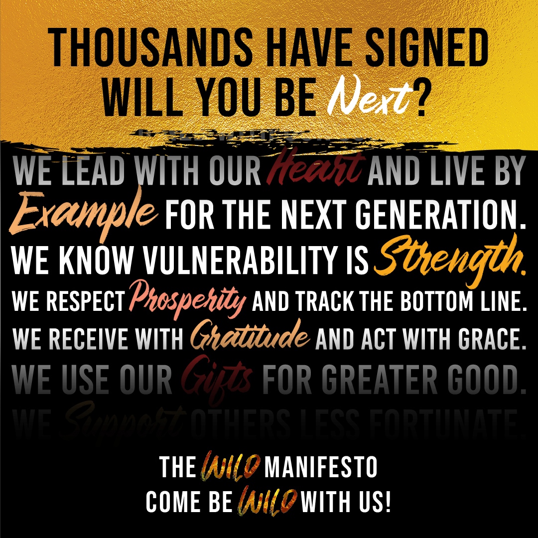 Have you signed the W.I.L.D. Manifesto yet? Check it out at wildmanifesto.com #WILDmanifesto

#womeninbusiness #girlbosslife #femaleentrepreneur #womenwhohustle #businesswomen #ambitiouswomen #ladiesinbusiness #femaleentrepreneurs #womeinbusiness #womenempowerwoment