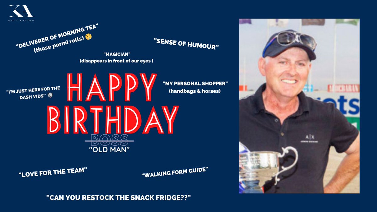 GathRacing's tweet image. To celebrate @apgath68⁩ #50something Birthday today, we asked the team to share their favourite thing about their boss👇🏼