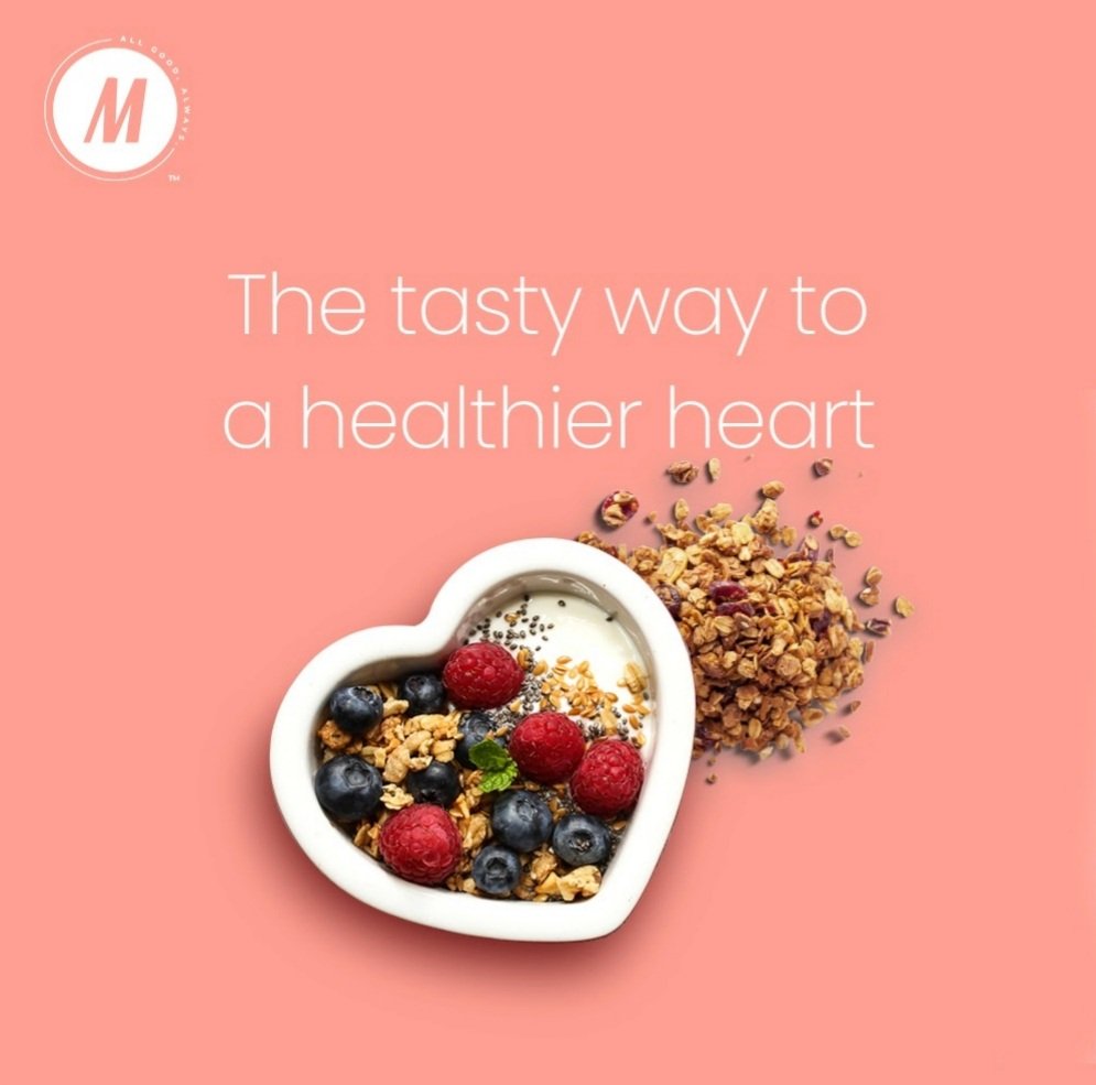 Granola’s wholesome ingredients may help improve blood pressure, reduce cholesterol levels &amp; blood sugar. 
.
.
.
Oh, and it’s so tasty too!

Happy World Heart Day to all ❤ 

#munchiliciousgranola #allgoodalways #munchiliciousin #worldheartday #granola
#worldheartday❤️