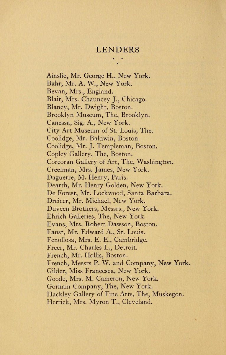 ArtBrowsing's tweet image. Catalog of the inaugural exhibition, June 6-September 20, 1916 (1916) archive.org/stream/catalog…