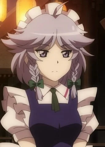 princelyOTD's tweet photo. ♤ -  the extra requested princely woman / bifauxnen of the day is Izayoi Sakuya from Touhou Project! https://t.co/evYsb12f5y