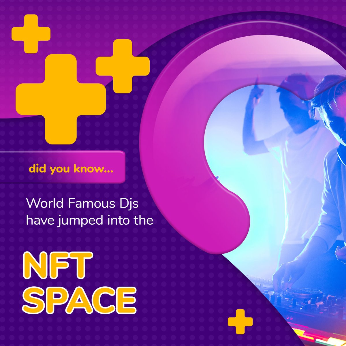 🎵 #DidYouKnow World-Famous DJs Paul Oakenfold, Carl Cox, Paul Val Dyk Crossfade Into the NFT Universe? DJs are being represented in a newly launched NFT collection called <a href="/djenerates/">DJENERATES</a>
The #NFTCommmunity is growing fast with all sort of athletes and artists!