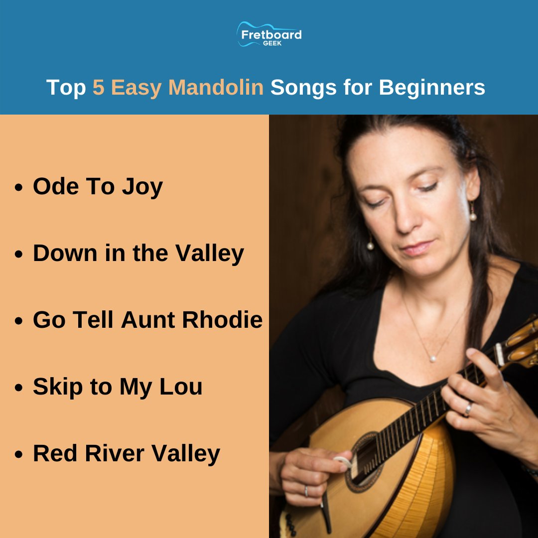 fretboardgeek's tweet image. For everyone who is just starting to #learnmandolin, these songs are perfect! #mandolin 
➡️ We are one of the few web apps dedicated to #mandolinplayers - all our drills can be customized with a responsible mandolin #fretboard interface. Start a Free Trial Now!