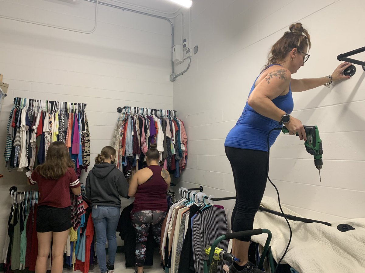 Over the weekend, dedicated Blake parents and students worked to remodel our Blake Boutique…a free clothing store for students to access! These parents are making dreams come true!!! <a href="/AddisonGDavis/">Addison Davis</a> <a href="/JSaltersHWB/">Jesse Salters</a> <a href="/SDHCMagnet/">HCPS Magnet Schools and Programs</a> <a href="/HillsboroughSch/">Hillsborough Schools</a>