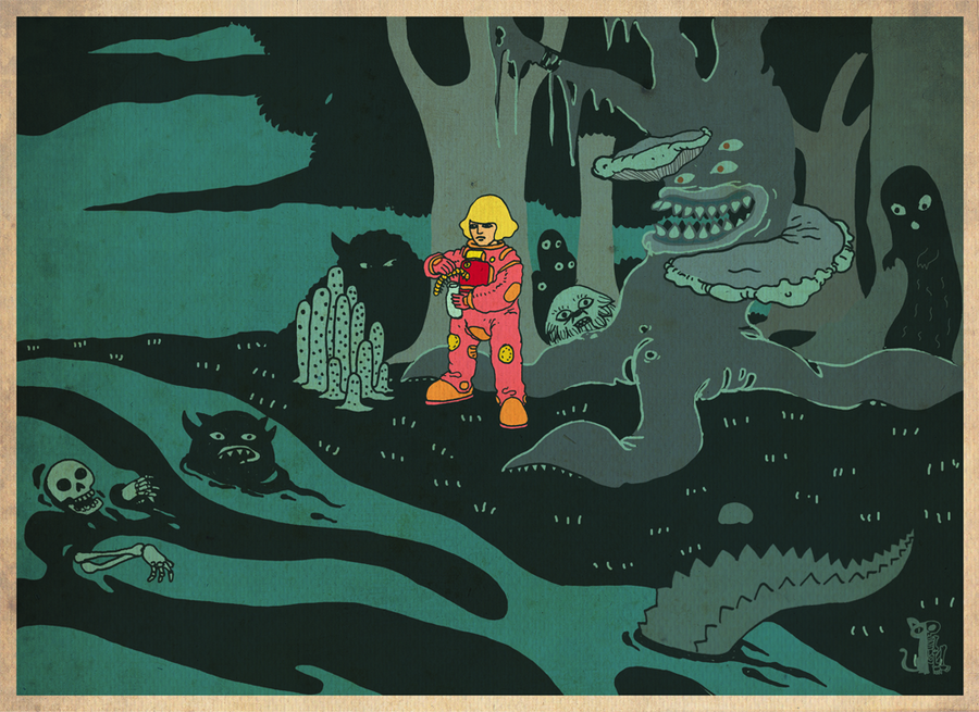 Let's go to the swamp! (1 of 2)
hicetnunc.xyz/objkt/371475
they say it's scary, scary mean new adventures, what worst could be happen? dead?
21/25 edition
1 tz 
<a href="/hicetnunc2000/">h2000</a> 
#nftart #cryptoart #hicetnunc2000