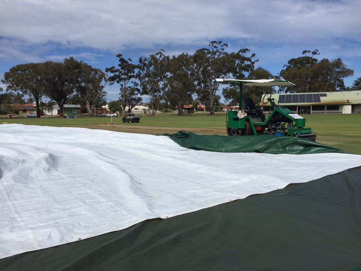 Bayswater-Morley DCC (@baysiebears) on Twitter photo Full steam ahead at Hillcrest this morning. #earlyprep #coverson #coversoff #fullblockcovers <a href="/WAPremCricket/">WA Premier Cricket</a> #WeatherForecast Full steam ahead at Hillcrest this morning. #earlyprep #coverson #coversoff #fullblockcovers <a href="/WAPremCricket/">WA Premier Cricket</a> #WeatherForecast