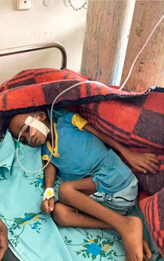 berhetes1's tweet photo. Four year old Rahwa is being treated for severe malnutrition at Ayder Hospital. It is expected that there are hundreds of thousands of children across Tigray in the same condition. Please #StopTigrayFamine before it's too late. @EU_Commission @EUCouncil https://t.co/t8J2bepKbH