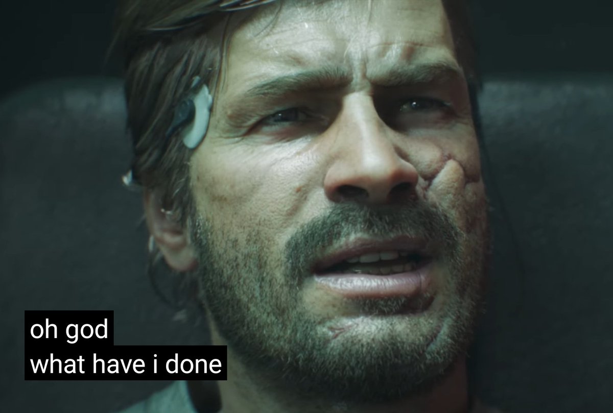 PsoJager's tweet image. Me getting unbrainwashed from the vtuber rabbit hole vs me after realizing i spent thousands on cartoon girls streaming