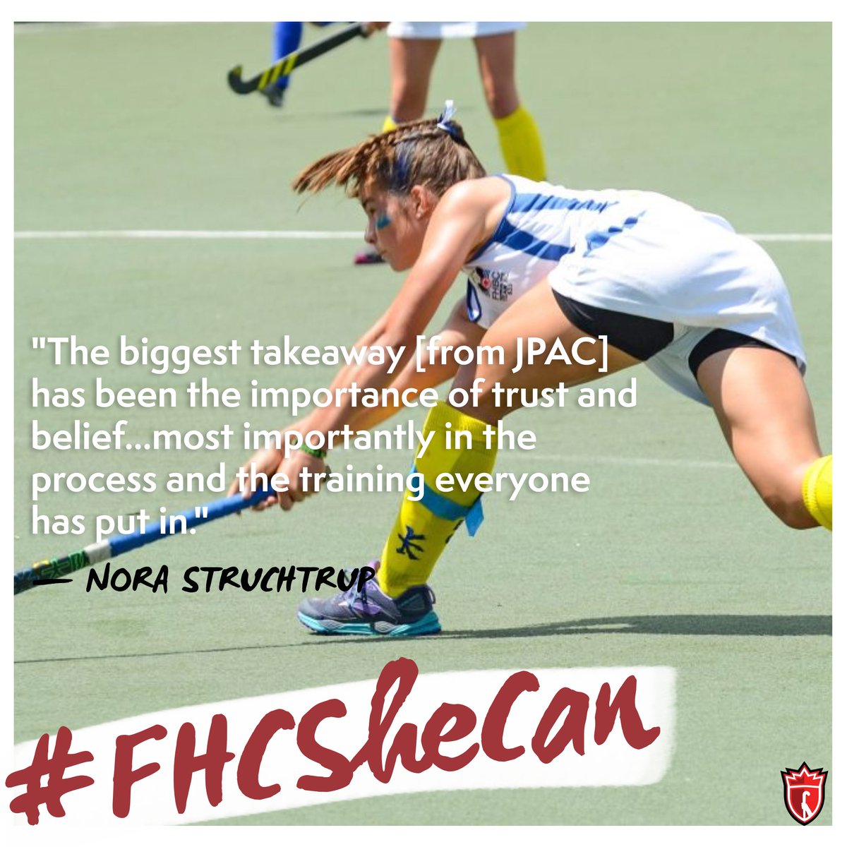 FieldHockeyCan's tweet photo. #FHCSHECAN: JPAC Reflections | Nora Struchtrup 🟣
Nora Struchtrup started playing at the age of 10 with the UVic Vikes Rising Stars program. She was invited to be a part of the NextGen program in grade 11, and the rest is history.
Read her feature here: https://t.co/Atj4vvdVyt https://t.co/MeX0ttYdTf