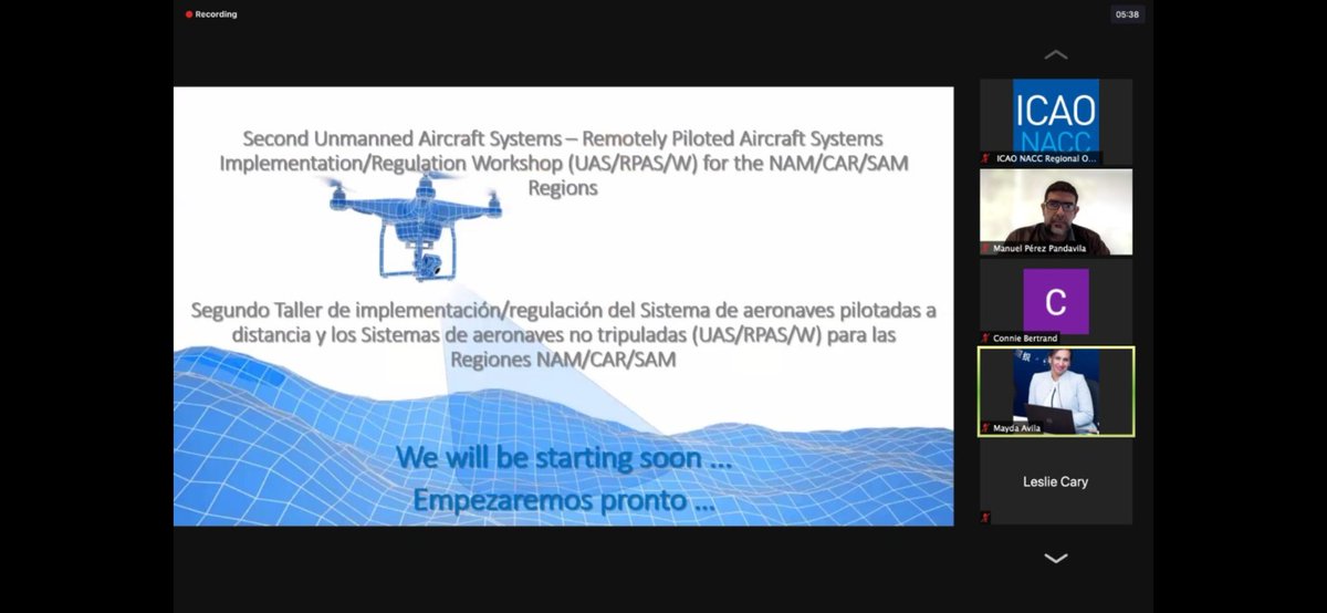 UPDRONE's tweet photo. Hoy nuestro CEO Manuel Pérez Pan estuvo en representación de @coantve en el taller de UAS y RPAS realizado por @icao @icaonacc @JCS_ICAO La simplificación de los procesos certificatorios es igual al refuerzo de la seguridad operacional. Más personas certificadas más seguridad. https://t.co/OMtDtliz2W