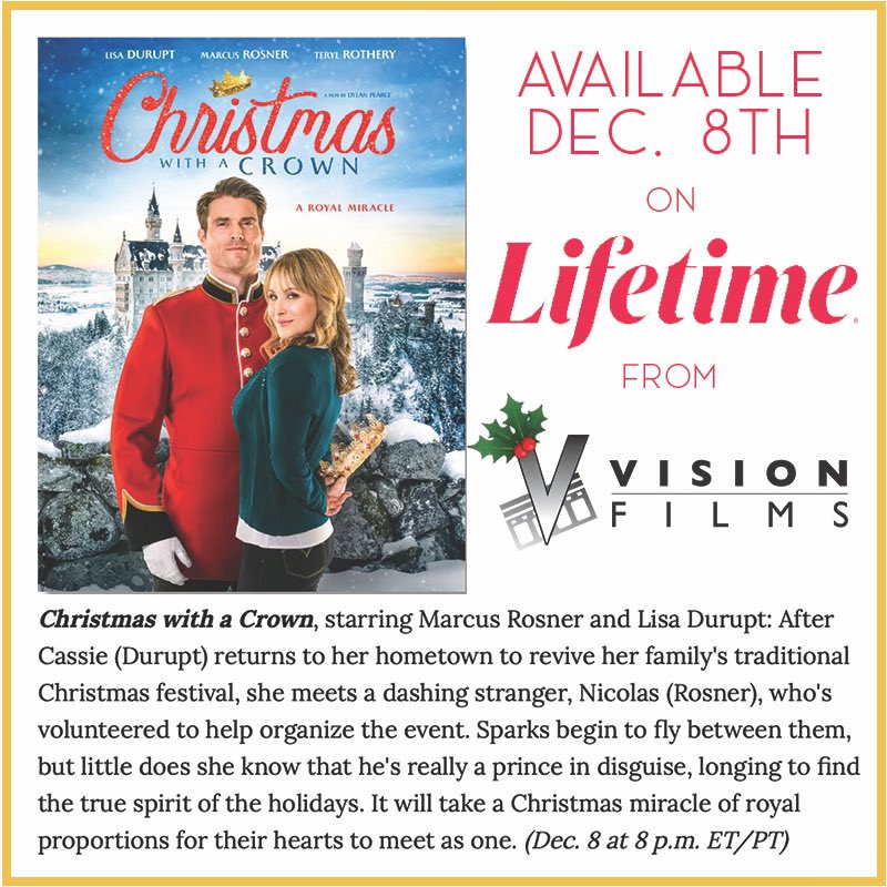 #ChristmasWithACrown premieres Dec 8th on <a href="/lifetimetv/">Lifetime</a>!!