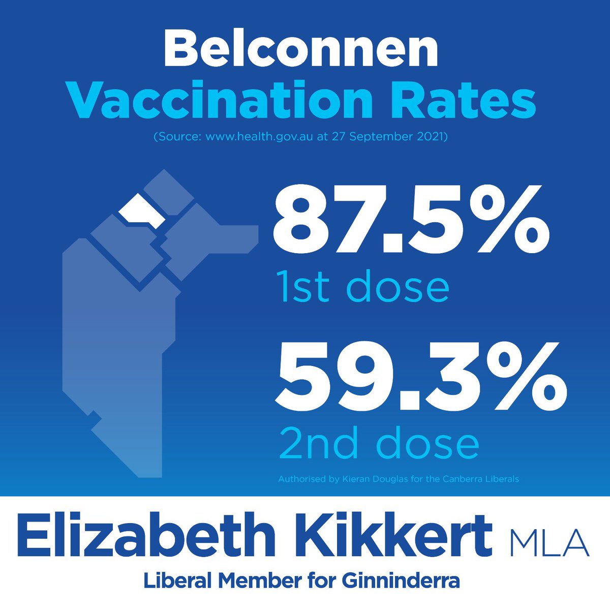 Geographic vaccination rate. Beautiful Belco.