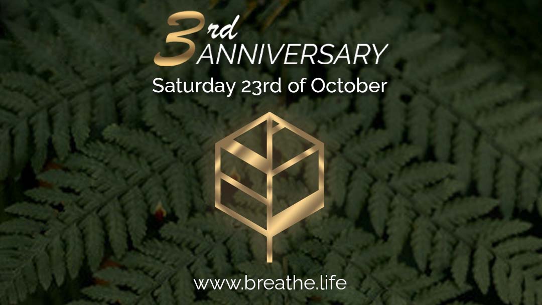 BREATHEmarbella's tweet photo. THREE YEARS OF BREATHE™️ 🌿 
On Saturday 23rd of October from 6pm, BREATHE will throw a party to celebrate our 3rd Anniversary and many more successful years to come! 
Limited availability
reservations@breathe.life
 (+34) 952 036 494 https://t.co/ydCTdxqHJH