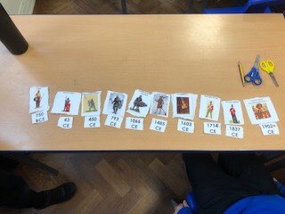 MisterMurch's tweet photo. @monteneyY4 @MonteneyPri  @Mr_RichardOwen @MonteneyPrimary @Y1Monteney We talked about BCE (Before Common Era or BC) and CE (Common Era or AD) as well as looking carefully at pictures of soldiers from different periods to help us construct a timeline of British history yesterday. https://t.co/kdy10RXF1l