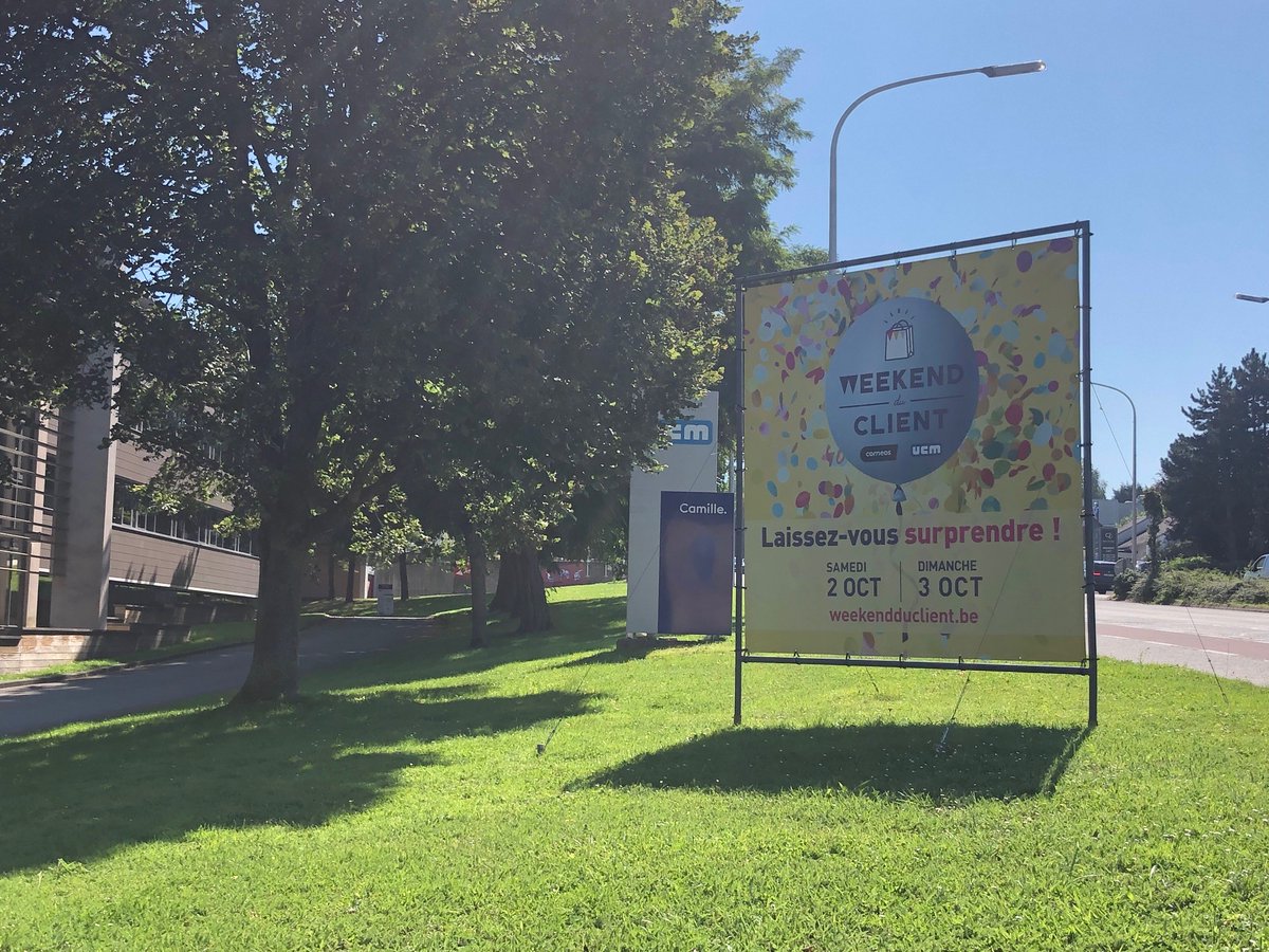 #WeekendDuClient #Wierde #Bannière - Vous l'avez peut-être remarqué... 
Depuis quelques temps UCM arbore fièrement la bannière du Weekend du Client, à Wierde.
Retrouvez-nous dans 3 jours pour un weekend festif !
<a href="/UCMMouvement/">UCM</a> <a href="/comeos_fr/">Comeos FR</a>