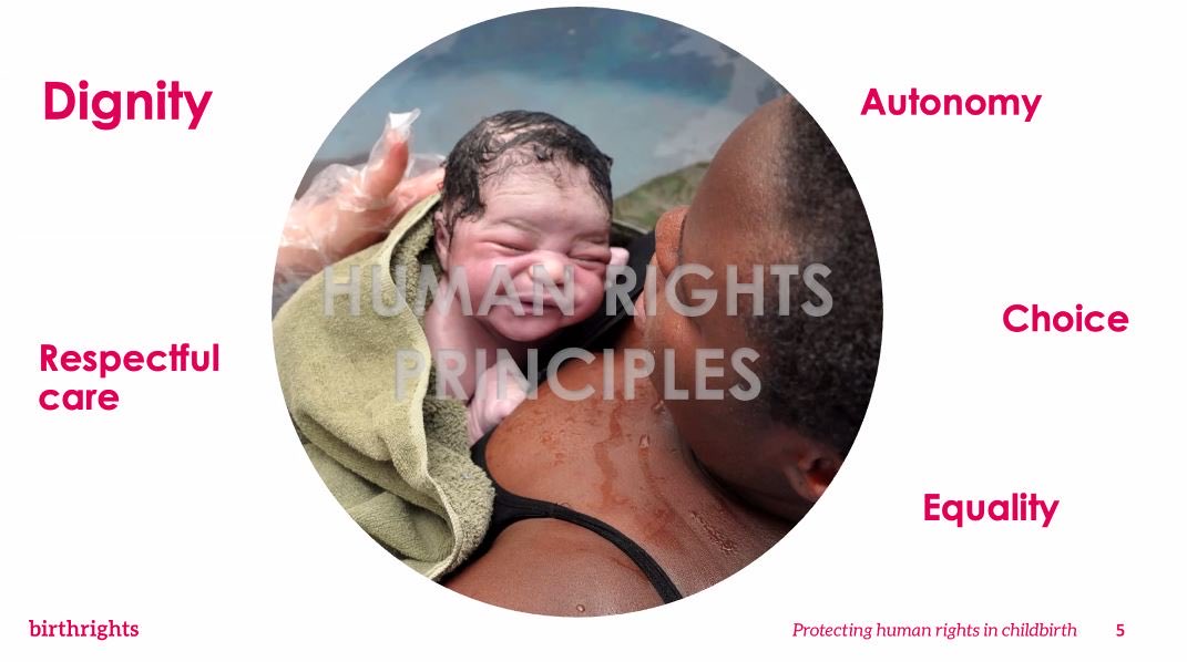 Amy Gibbs from ⁦<a href="/birthrightsorg/">Birthrights</a>⁩ outlining the main human rights principles in childbirth. <a href="/CA18211/">DEVOTION COST Action CA18211</a> ⁦<a href="/COSTprogramme/">COST</a>⁩