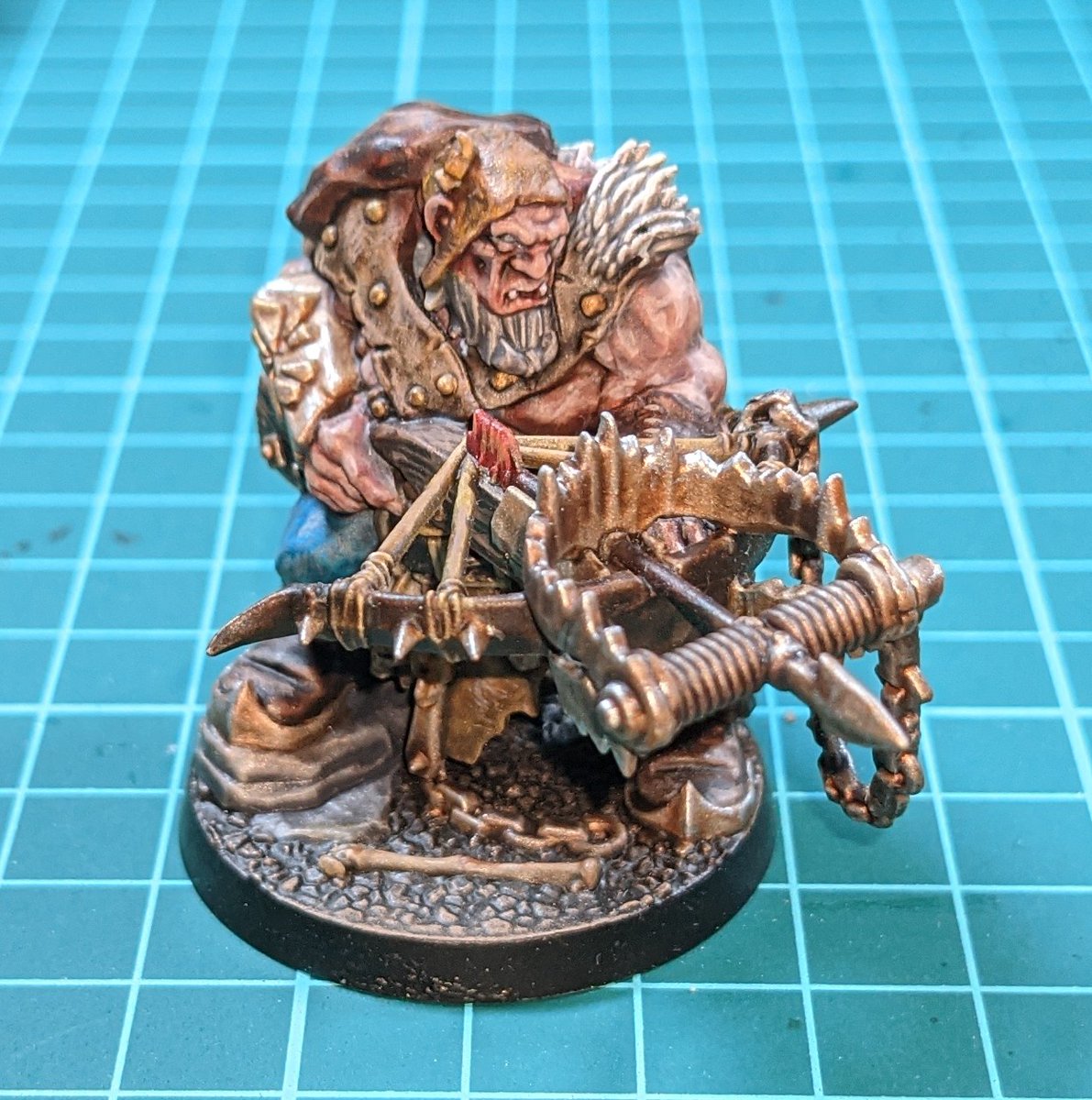 LookingForGeeks's tweet image. Finished! #warhammer #ageofsigmar #warhammerunderworlds #ogormawtribes #miniatures #gamesworkshop #warhammercommunity #painting