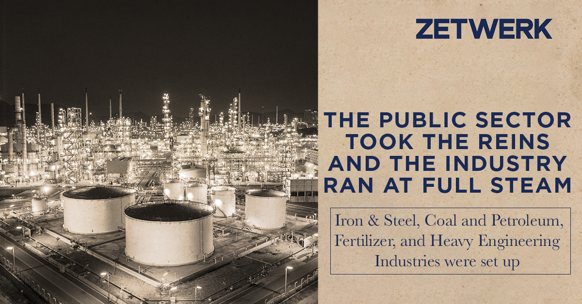 zetwerk's tweet photo. An analysis of the trend in industrial production reveals stable and uninterrupted growth in early post-Independence days. During the 1950s, industrial production increased at a rate of 7% per annum and at an enhanced rate of 9% till the 1960s.  

#ManufacturingEvolution https://t.co/YwOaZKQY6E