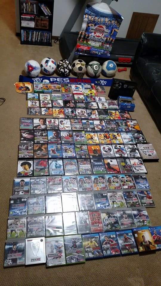 AntonioLeonPES's tweet photo. Fue divertido coleccionarlos... ahora esto quedará en un buen lugar y sobretodo en un buen recuerdo #PESxSiempre. https://t.co/SFGceZc5Dj