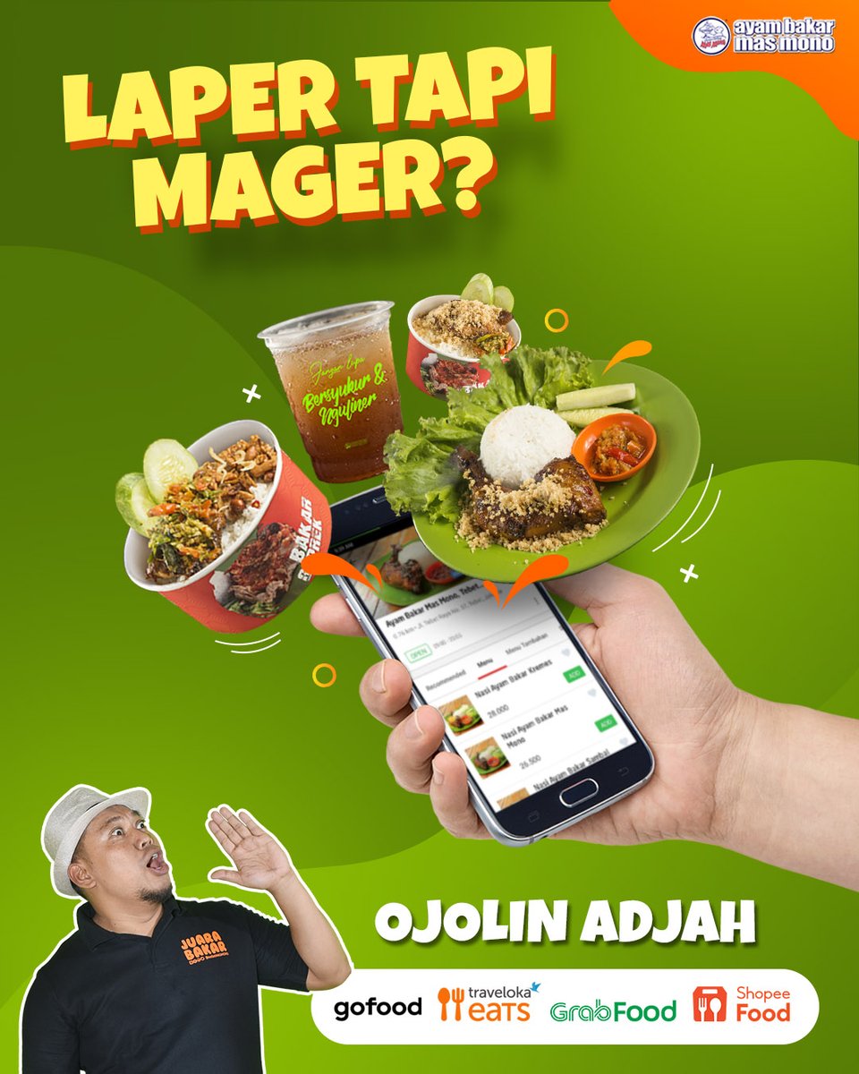 Pesen lewat aplikasi layanan pesan antar onlen aja gaesss