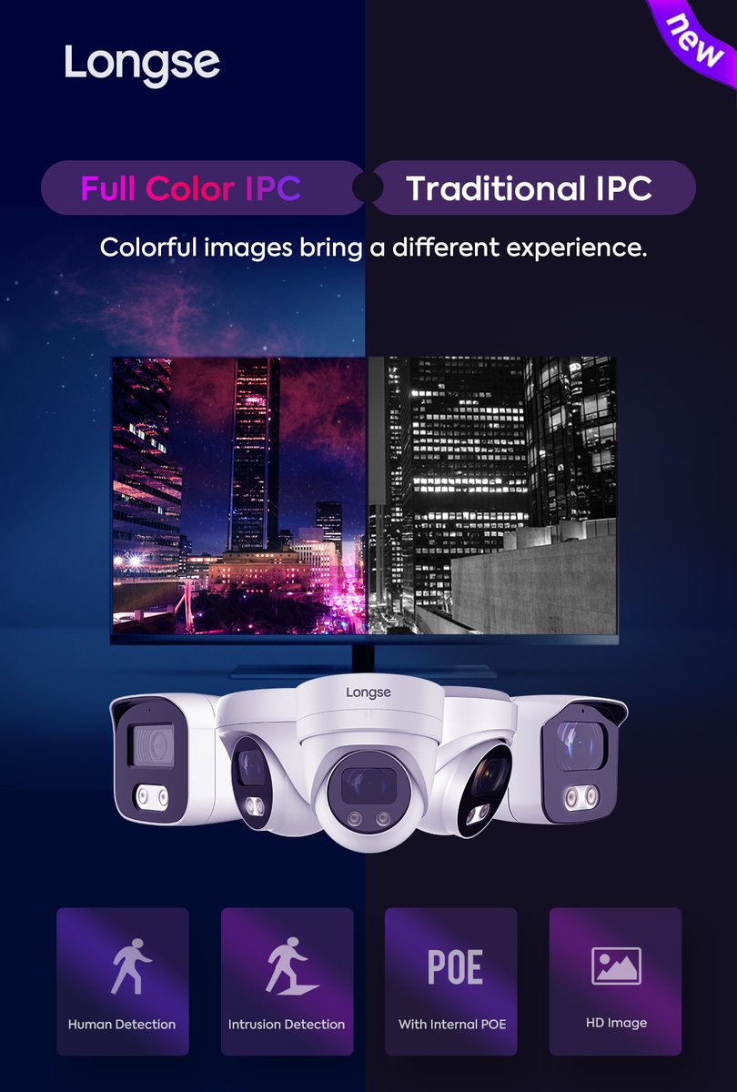 Longse_Group's tweet image. Full Color IP Camera, your guardian in the dark!
Bringing you a different experience. ❤
longse.com/PRODUCTCENTER/…
#FullColor #Guardian #IPC #Dark