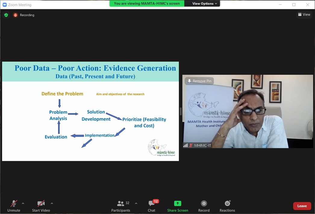 MamtaHIMC's tweet image. #Day3 @drsjrathi comprehends striking points to take into account while writing a scientific abstract related to #AdolescentHealthResearch #ProblemAnalysis #SolutionDriven #ImplementationScience @CIFFchild @BMGFIndia @nhm_up @nhm_hp @nhm4rajasthan @ChandraMouliWHO  @ZoyaAliRizvi