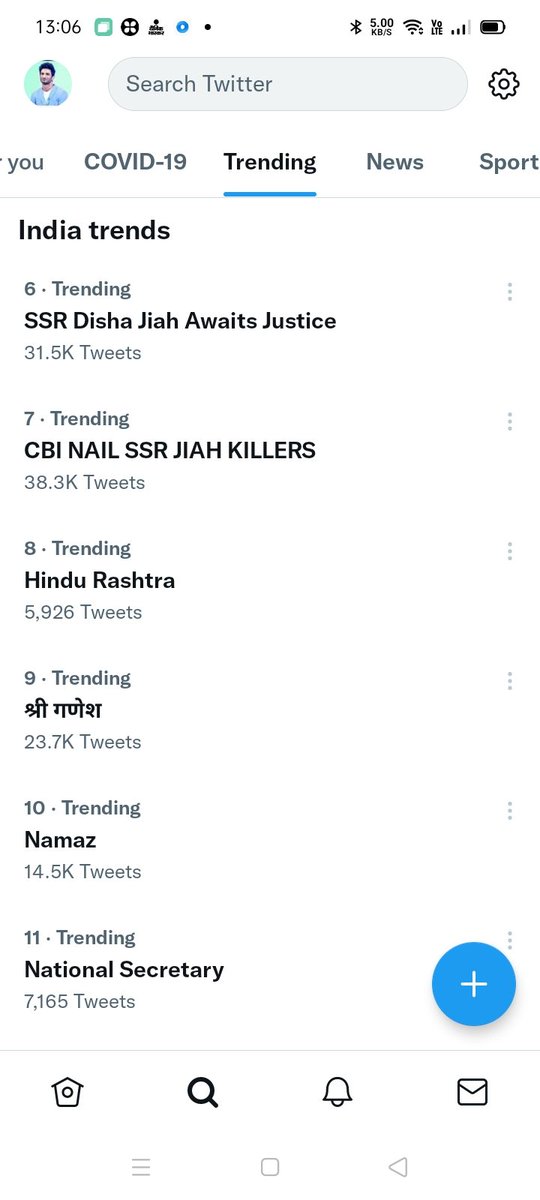 #Trending6

SSR Disha Jiah Awaits Justice.....

#Trending7
CBI NAIL SSR JIAH KILLERS