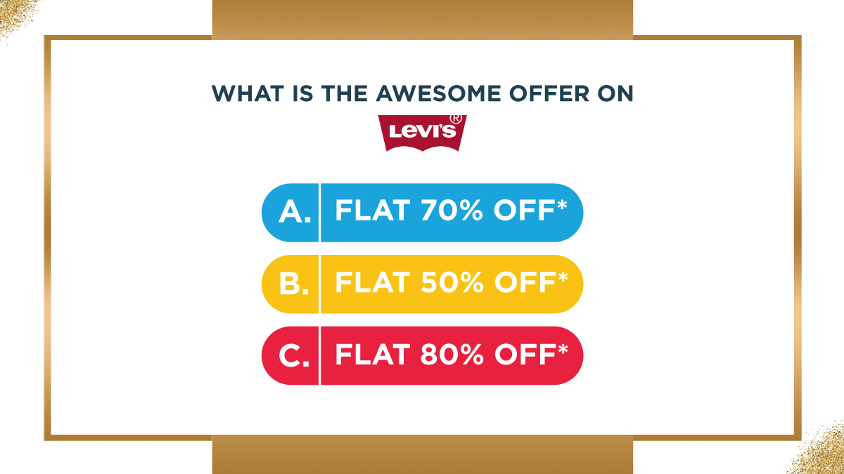 AJIOLife's tweet photo. #BigBoldGames 7 – BIG BOLD TRIVIA is now live! Answer the 3 questions about India’s Hottest Fashion Sale &amp; reply with the correct answers in the comments. Don’t forget to use #BigBoldGames7, #BigBoldSale and tag @AJIOLife. For hints: https://t.co/njoeh6qBou

#AjioLove https://t.co/gc4bzjhFpW