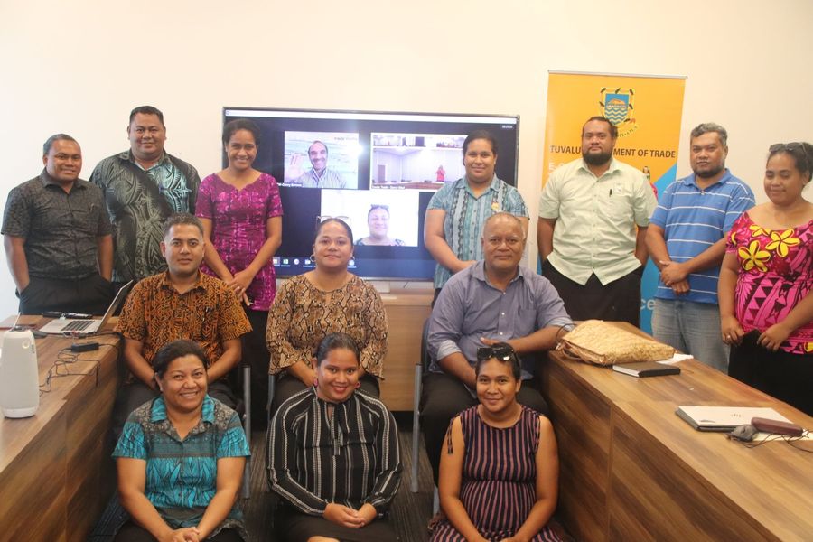 TuvaluTrade's tweet photo. With the assistance from the @EIF4LDCs Tuvalu Project Team  and @Tradeworthy we held a Validation Workshop on the Option Paper on the Gap Analysis of Tuvalu's E-commerce Legislative Framework. The discussion was very fruitful with ideas and comments shared by key stakeholders. https://t.co/cT0B3x7j38