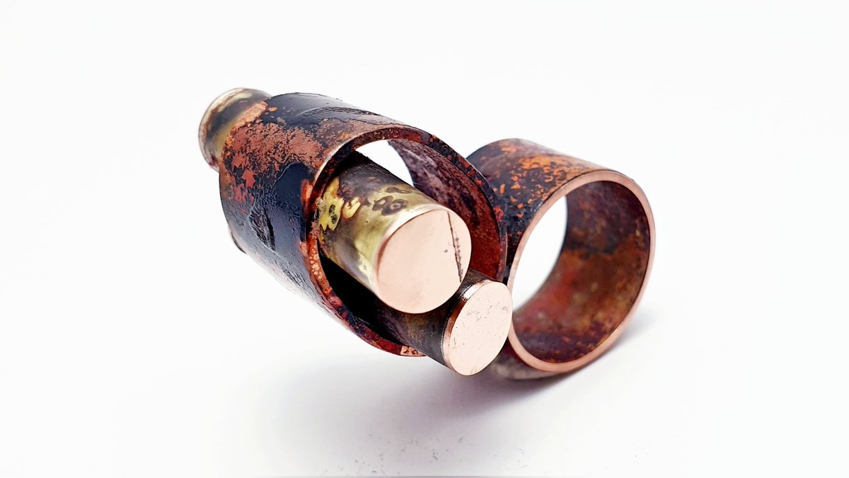 MBelicovici's tweet photo. As I was in no mood for precious stones lately, #Exposed collection turned out mesmerisingly #raw and #unabridged
○ ring. whole but twice as hollow ○ 

#ring
#jewelry #artwork #artgallery #moderndesign #casualstyle #streetstyle #JewelryDesigner
#design #art #ジュエリー 
#リング https://t.co/eIK54IIr2v