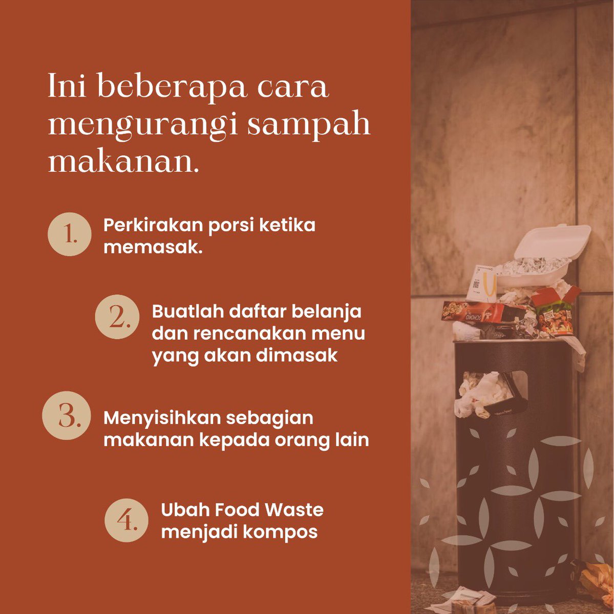 arvinpratama__'s tweet photo. Ayo kawan kurangi food waste kita dengan belanja secukupnya, masak secukupnya, jajan secukupnya, dan ubah sisa sampah organik bahan makananmu menjadi kompos.

#SwasembadaAngan
#lpdp_ri #IndonesiaTumbuhIndonesiaTangguh
#DiriUntukNegeri #AkuPastiMengabdi
#PK175 https://t.co/d4ydAJDk8a