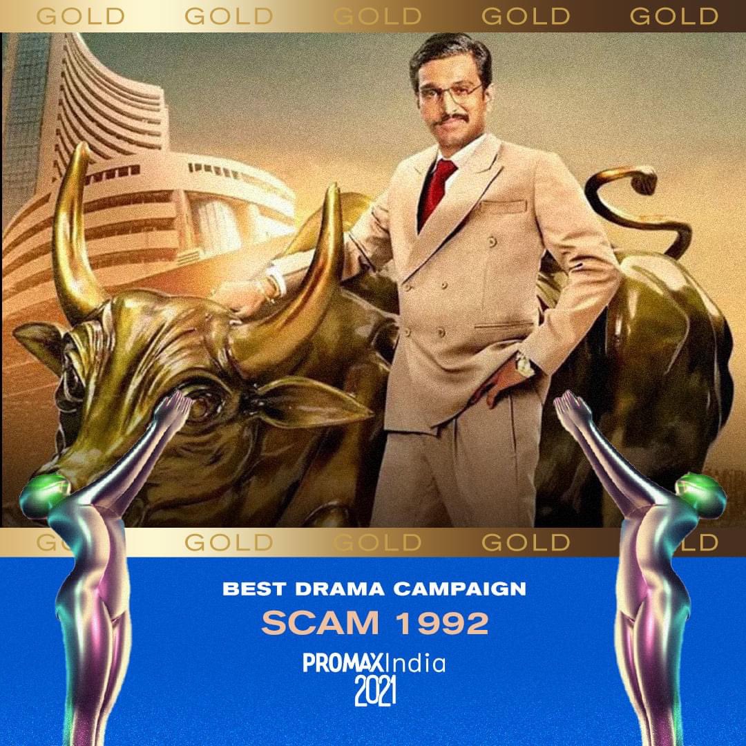 CreativeColonel's tweet photo. SO PROUD to announce that we at @WT_India have had a clean sweep at the @promax_india awards 2021 with THREE victories!! ✨

Thank you @DisneyPlusHS @SonyLIV @ApplauseSocial @BBCStudiosIndia @RamKMadhvani @mehtahansal @OfficialRMFilms

#Aarya #Scam1992 #CriminalJustice2 https://t.co/ir9bSuiNhK