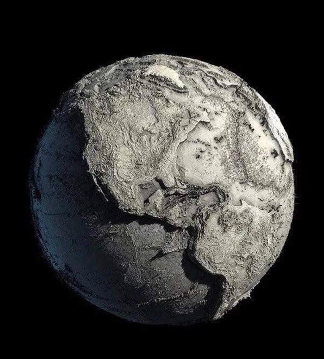 Okyanuslar tamamen kuruduğunda Dünya'nın nasıl görünürdü...