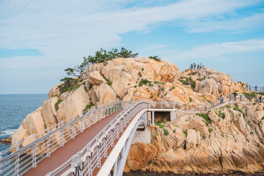 VisitKorea on Twitter "Daewangam Park in Ulsan has a suspension